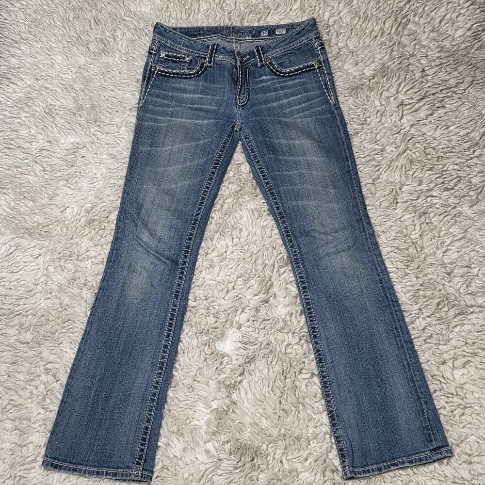 Miss Me Signature Bootcut Embellished Jeans Size 30 Style JP5072UR
